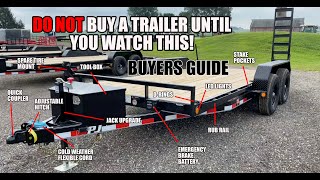 Equipment Trailer Buying Guide  What you need to know [upl. by Ahsinan]