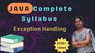 Exception Handling in java  49java course in telugu [upl. by Wendelina]