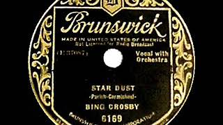 1931 Bing Crosby  Star Dust [upl. by Billy]