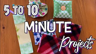 Easy 10 Minute Sewing Projects  Volume 1 The Sewing Room Channel [upl. by Haisoj]