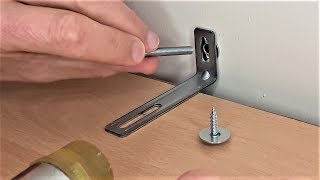 How to attach bookshelf to the wall [upl. by Yreffoeg]