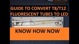 Introduction Retrofit T8 T12 Fluorescent to LED Tubes [upl. by Hsenid]