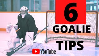 NHL GOALIE COACH 6 TIPS FOR BETTER GOALTENDING [upl. by Essirehc]