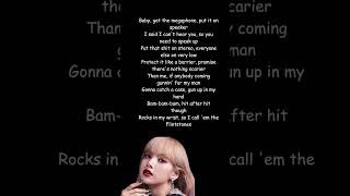 Lisa LALISA Rap Lyrics [upl. by Aeiram]