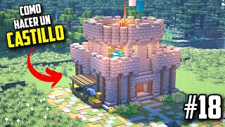 COMO HACER un CASTILLO GRANDE en MINECRAFT SURVIVAL [upl. by Pendergast]