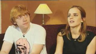 GMTV Interview with Rupert Grint and Emma Watson [upl. by Sibley]