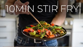 FAST Vegetable Stir Fry  EASY Chinese Veggies Recipe [upl. by Mohamed931]