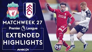 Liverpool v Fulham  PREMIER LEAGUE HIGHLIGHTS  372021  NBC Sports [upl. by Ynots517]