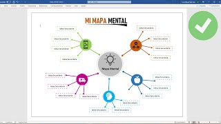 Mapa mental en Word [upl. by Asenaj]