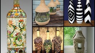 50 Beautiful Bottle Decorating Ideas – DIY Recycled Room Decor [upl. by Filmer400]