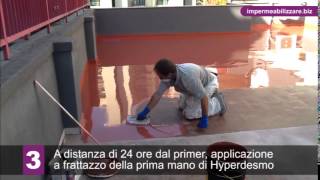 Hyperdesmo  Impermeabilizzare un terrazzo [upl. by Trainer361]