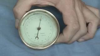 Pressure testing an Aneroid Barometer [upl. by Kasey]