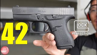 Glock 42 Review Likely The BEST 380 Pistol for Concealed Carry [upl. by Anavoig]