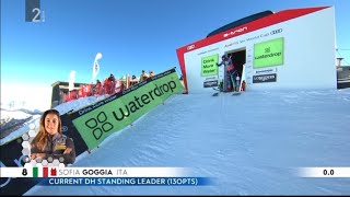 Sofia Goggia wins Downhill at Zauchensee Austria [upl. by Greenland616]