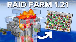 Minecraft Easy Raid Farm For 121  13000 Items Per Hour [upl. by Hannahc801]