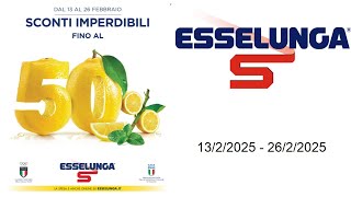 Volantino Esselunga  dal 13 al 26 febbraio 2025 [upl. by Wrigley696]