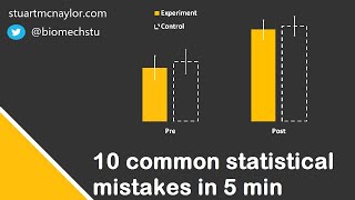 Ten Statistical Mistakes in 5 Min [upl. by Turne]