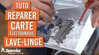 Comment changer la carte électronique dun lavelinge [upl. by Attenrad]