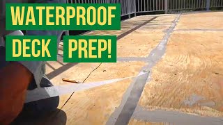 WATERPROOFING BalconyDECK — How to Prepare [upl. by Leia]