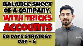 Balance Sheet of a Company  Analysis of Financial statements  Class 12  Part 1 [upl. by Stagg]