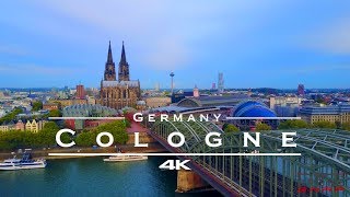 Cologne  Köln Germany 🇩🇪  by drone 4K [upl. by Epperson305]