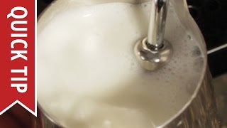 Quick Tip Six Common Milk Frothing Mistakes [upl. by Anes]