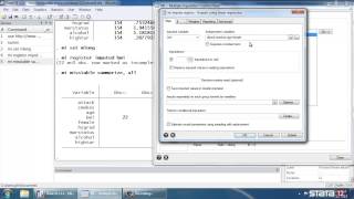 Multiple imputation in Stata® Linear regression [upl. by Leahey]