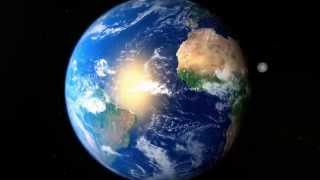 Earth animation 3D  HD  Maya 2014 [upl. by Loralee]