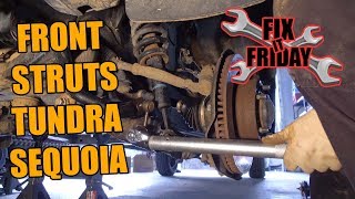 20062017 Toyota Tundra Front Strut Replacement [upl. by Suilenroc122]