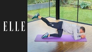 Les meilleurs exercices pour galber ses fessiers┃ELLE Fitness [upl. by Kecaj]