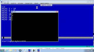 QBasic Tutorial 2  Printing Math  QB64 [upl. by Nabe]