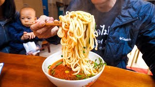 Chinese Street Food  ENTIRE BOWL ONENOODLE and Halal Beef Salad  Yunnan China Day 2 [upl. by Olshausen]