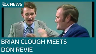 Brian Clough meets Don Revie in that 1974 ITV Calendar interview  ITV News [upl. by Paige]