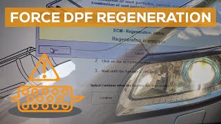 How to perform forced DPF regeneration Volvo V50 [upl. by Airdnaz]