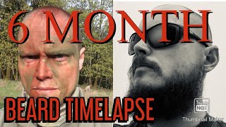 6 month beard growth time lapse [upl. by Annadiane622]