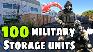 They Sold 100 MILITARY STORAGES [upl. by Aivan190]