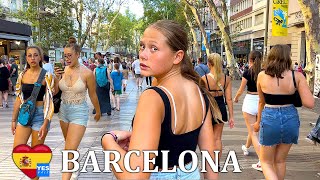 🇪🇸 BARCELONA DOWNTOWN SPAIN 2023 FULL TOUR [upl. by Seuqramed]