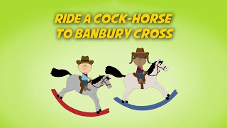 Ride a cockhorse to Banbury Cross Karaoke with Lyrics for kids [upl. by Dyal]