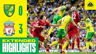 EXTENDED HIGHLIGHTS  Norwich City 03 Liverpool [upl. by Helse]