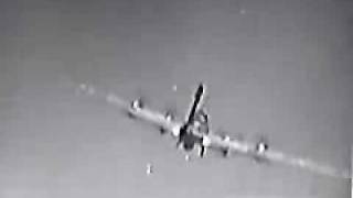 Luftwaffe Gun Camera B17 Attacked [upl. by Llesig]