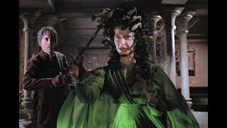 The Gorgon 1964  Peter Cushing and Christopher Lee confront Magaera [upl. by Merlin]