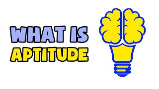 What is Aptitude  Explained in 2 min [upl. by Joela857]