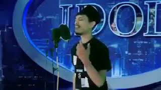 Viral Lagu Meggy Z Sakit Gigi dibawakan Valdy Nyonk Audisi Indonesian Idol parody [upl. by Nydia]