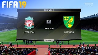 FIFA 19  Liverpool vs Norwich City  Anfield [upl. by Arob]