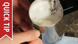 How to AutoFroth Milk for Lattes [upl. by Orland]