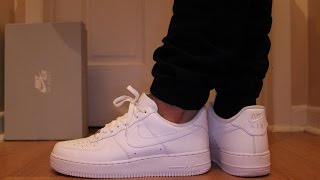 Nike Air Force 1 Low White OnFeet [upl. by Valora]