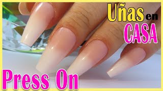 😱 Uñas Press On MÁXIMA DURACIÓN ¡Sin Acrílico Ni Lámpara 😍 UÑAS POSTIZAS en CASA 3 [upl. by Nofpets365]