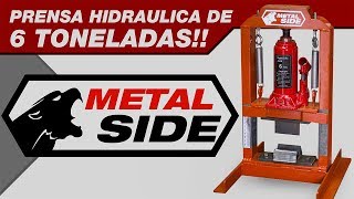 Como hacer una prensa Hidráulica de 6 toneladas  Hidraulic press DIY [upl. by Sanjiv]