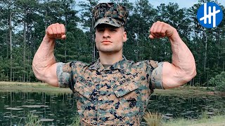 Strongest US Marine  Julian Miguel Arroyo  Muscle Madness [upl. by Elleinaj]