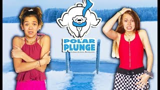 Polar Plunge Swimming Challenge 2020 In COLD POOL [upl. by Dinin617]